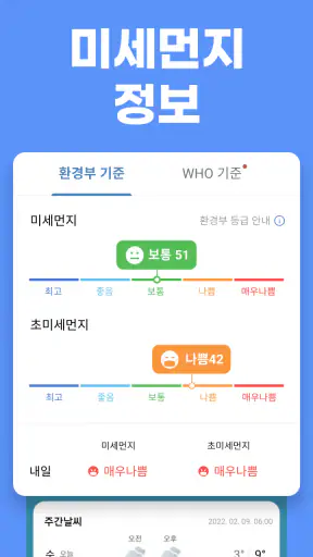 첫화면날씨 - 날씨 미세먼지 날씨위젯 비 예보 날씨 screenshot 4