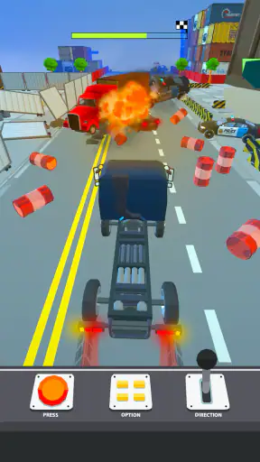 크레이지 러시 3D - 카 레이싱 screenshot 10