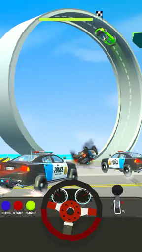 크레이지 러시 3D - 카 레이싱 screenshot 11