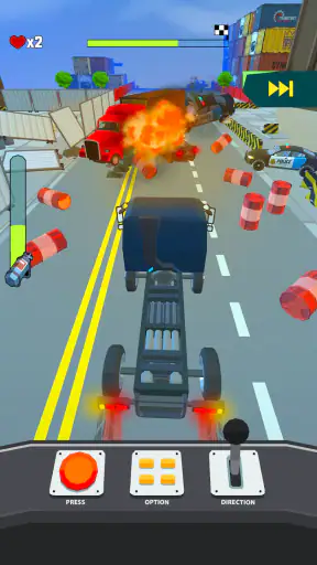 크레이지 러시 3D - 카 레이싱 screenshot 3