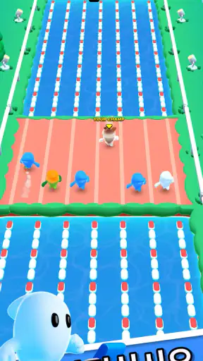 포켓 챔프: 3D 레이싱 게임 screenshot 1