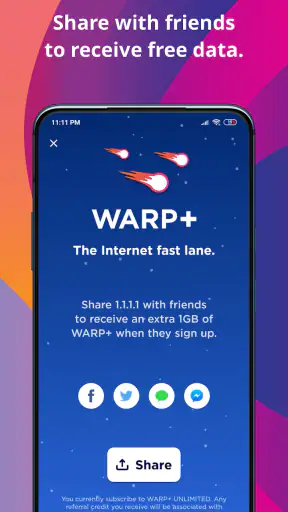 1.1.1.1 + WARP: Safer Internet screenshot 4