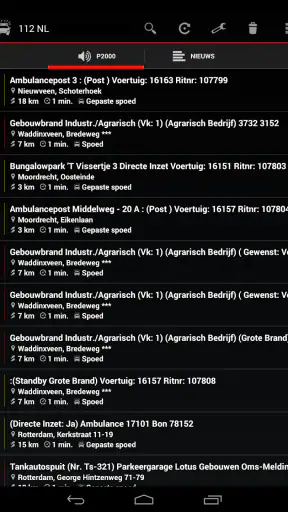 112-Nederland: P2000 screenshot 11