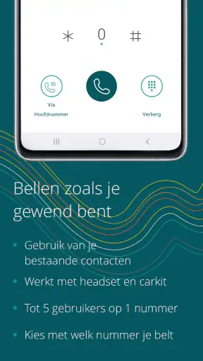 2 of meer telnrs op 1 mobiel. screenshot 2