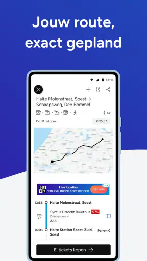 9292 reisplanner OV + e-ticket screenshot 4