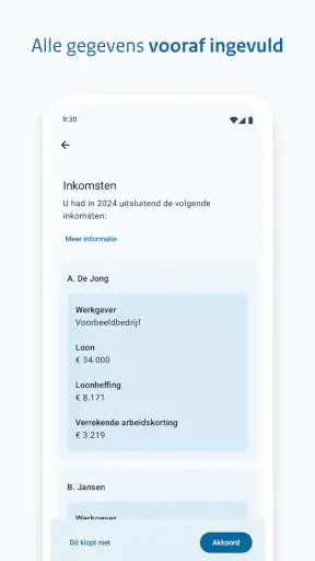 Aangifte Inkomstenbelasting screenshot 3