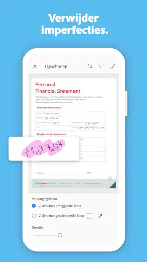 Adobe Scan: PDF- & OCR-scanner screenshot 6