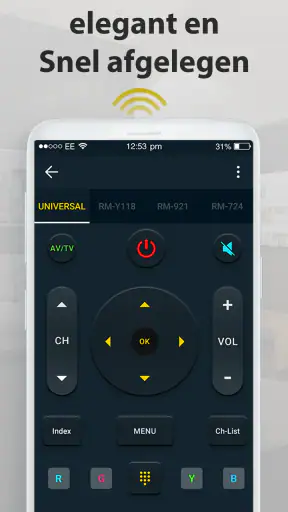 Afstandsbediening Universeel screenshot 7