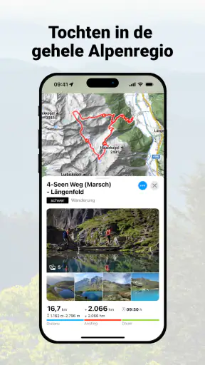 bergfex: Wandelen & Tracking screenshot 1