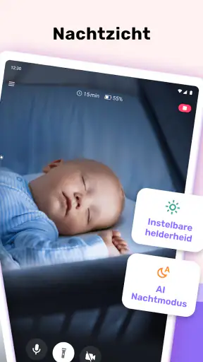 Bibino: Babyfoon Nanny Cam screenshot 12