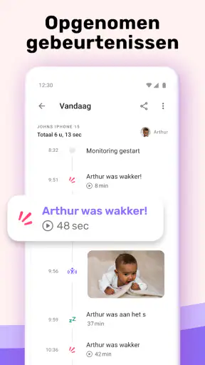 Bibino: Babyfoon Nanny Cam screenshot 5