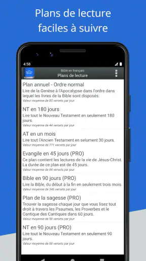 Bible en français Louis Segond screenshot 3