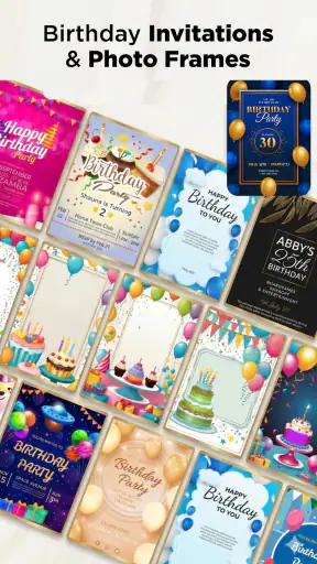 Birthday Invitation Card Maker screenshot 9