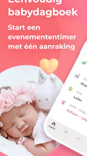 Borstvoeding app Baby-tracker screenshot 1