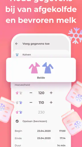Borstvoeding app Baby-tracker screenshot 7