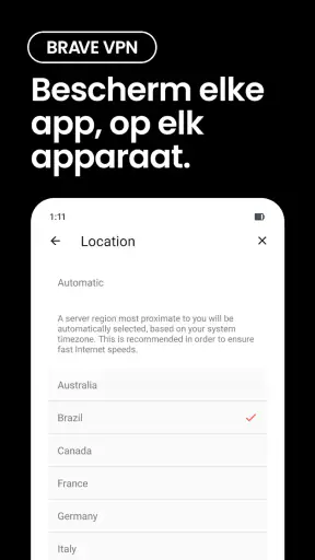 Brave privé-webbrowser screenshot 5