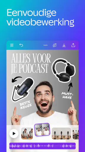 Canva AI foto & video bewerken screenshot 4