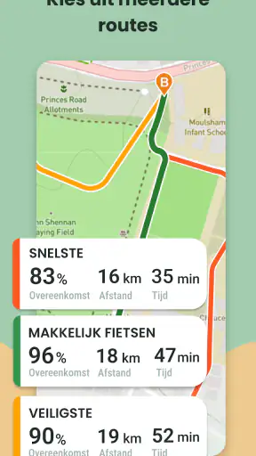 Cyclers–Fietsnavigatie & Kaart screenshot 3