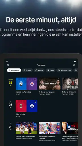 DAZN - Stream nu live sport screenshot 11