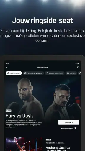 DAZN - Stream nu live sport screenshot 12