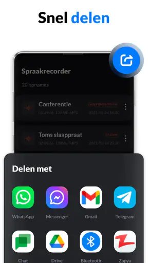Dictafoon en Spraakrecorder screenshot 8