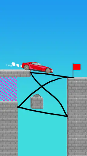 Draw Bridge Puzzle: Brain Game screenshot 2