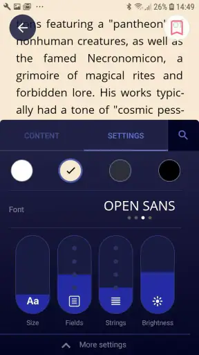 eBoox: ePub PDF e-book Reader screenshot 3
