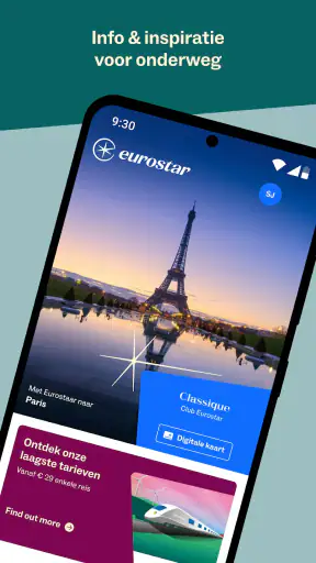 Eurostar: Treinreizen & Hotels screenshot 2