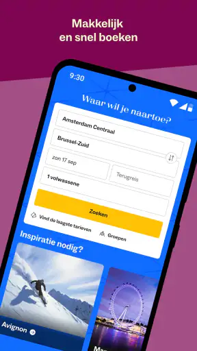 Eurostar: Treinreizen & Hotels screenshot 3