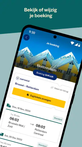 Eurostar: Treinreizen & Hotels screenshot 5