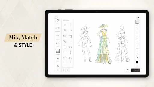 Fashion Design Clothes: Sketch screenshot 10