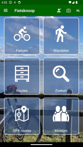 Fietsknoop fietsen en wandelen screenshot 1