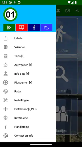 Fietsknoop fietsen en wandelen screenshot 2