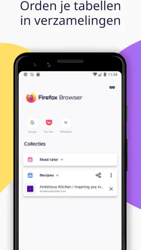Firefox Snelle privébrowser screenshot 3