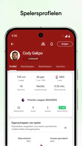 FotMob - Voetbal Uitslagen screenshot 5