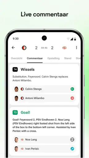 FotMob - Voetbal Uitslagen screenshot 8