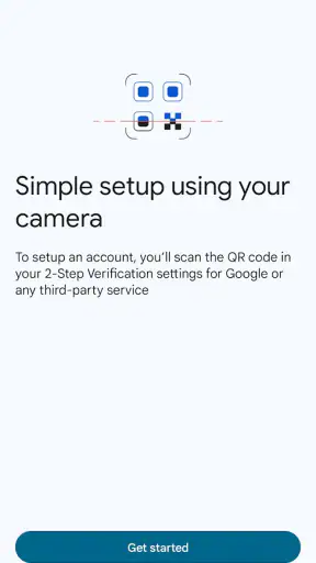 Google Authenticator screenshot 2