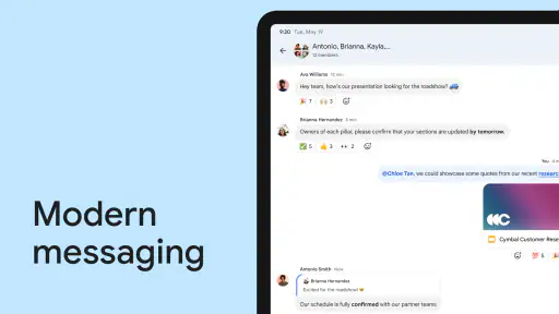 Google Chat screenshot 9