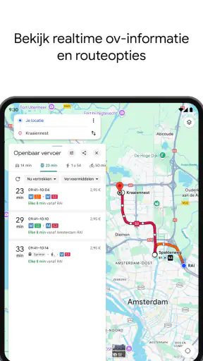 Google Maps: Navigatie en OV screenshot 9