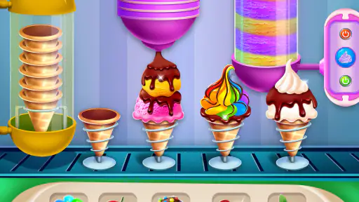 Ijsje Kegel koekj Bakken Maker screenshot 1