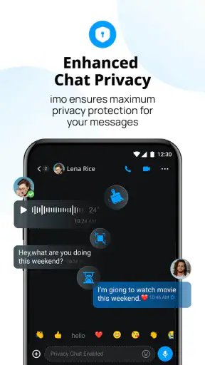 imo video oproepen screenshot 3