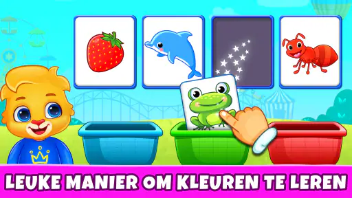 Kinderspellen: kleuren, puzzel screenshot 3