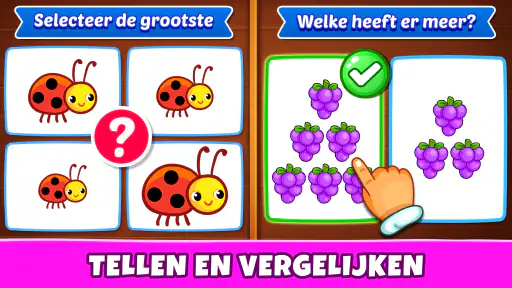Kinderspellen: kleuren, puzzel screenshot 5