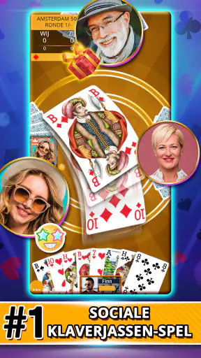 Klaverjassen Kaartspel Online screenshot 2
