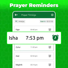 Koran mp3 offline met Qibla screenshot 4