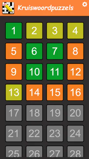 Kruiswoordpuzzel Nederlands screenshot 2