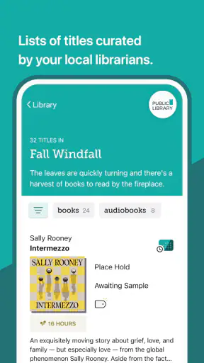 Libby, de bibliotheek-app screenshot 3