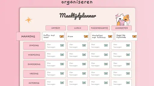 Maaltijdplanner & weekmenu screenshot 11