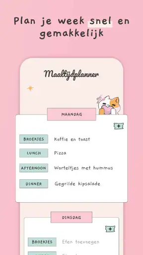 Maaltijdplanner & weekmenu screenshot 4