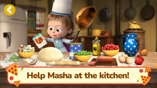 Masha en de Beer: Pizza screenshot 1